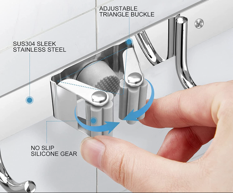 Miniatura 2 de SOPORTE  PARET PARA UTENCILIOS LIMPIEZ